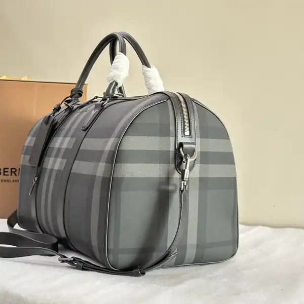 Cheap BURBERRY Check Bowling Bag-49*25*28CM 0122