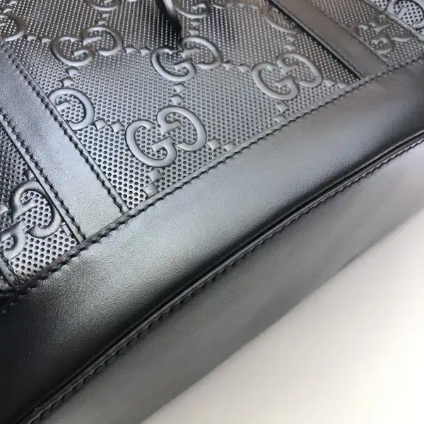 Affordable GUCCI GG embossed backpack 0125