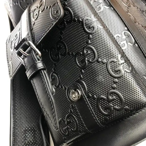 Affordable GUCCI GG embossed backpack 0125