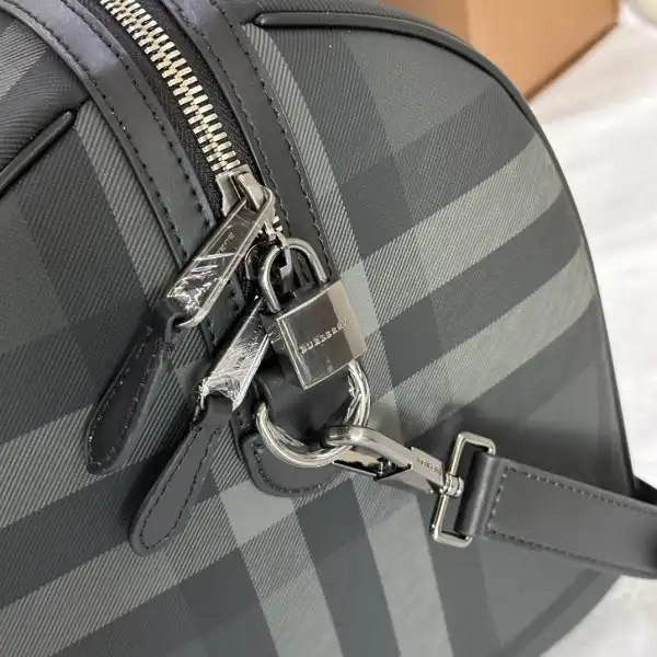 Cheap BURBERRY Check Bowling Bag-49*25*28CM 0122