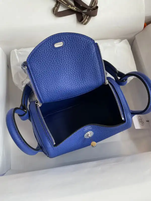 Cheap HERMES LINDY MINI HANDMADE 0129