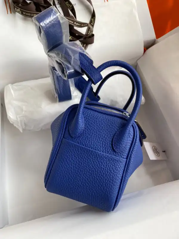 Cheap HERMES LINDY MINI HANDMADE 0129