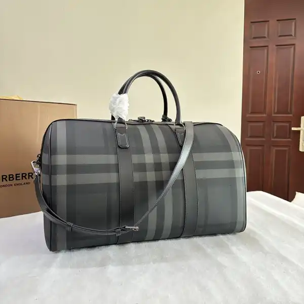 Cheap BURBERRY Check Bowling Bag-49*25*28CM 0122