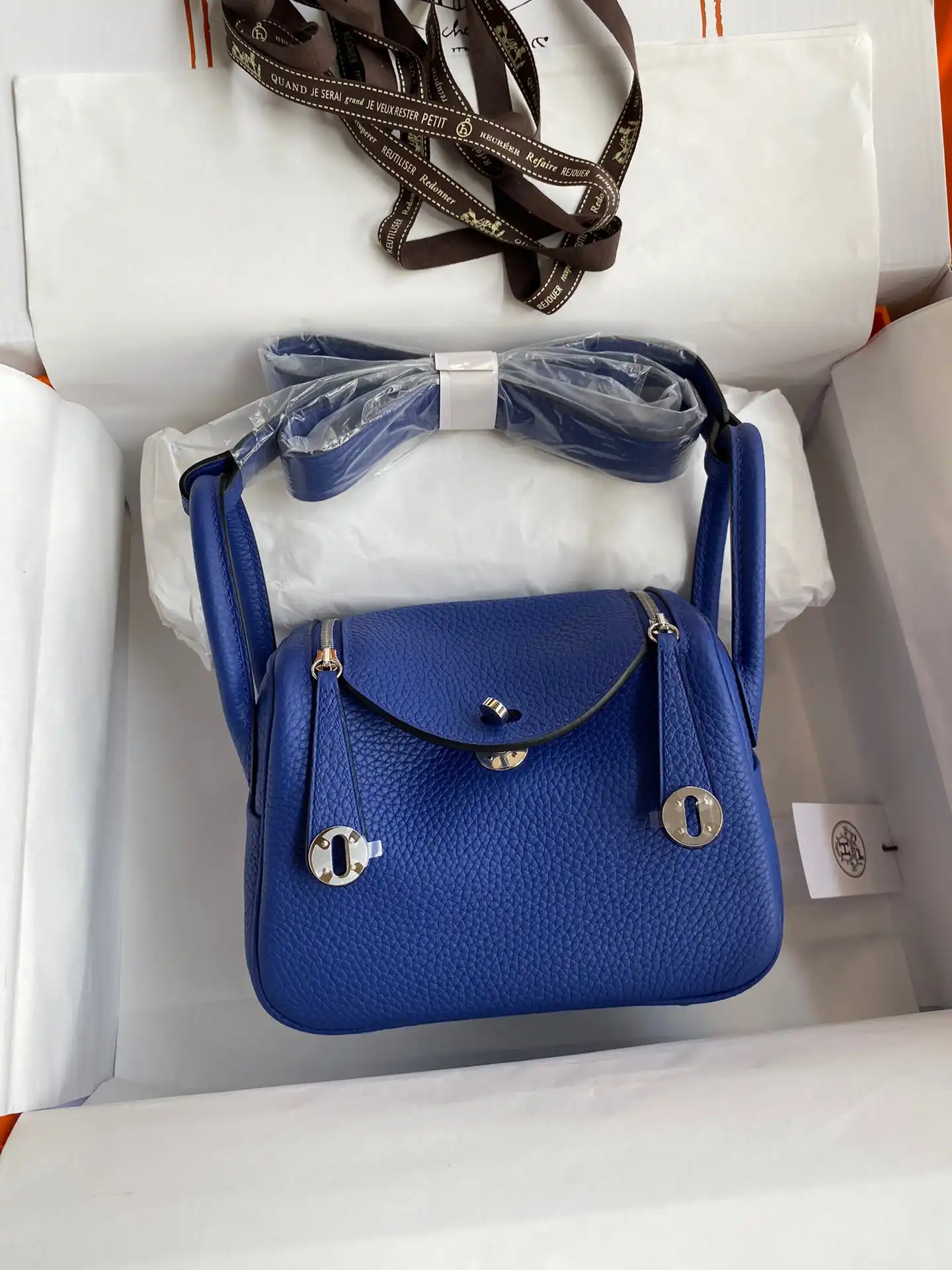 Cheap HERMES LINDY MINI HANDMADE 0129