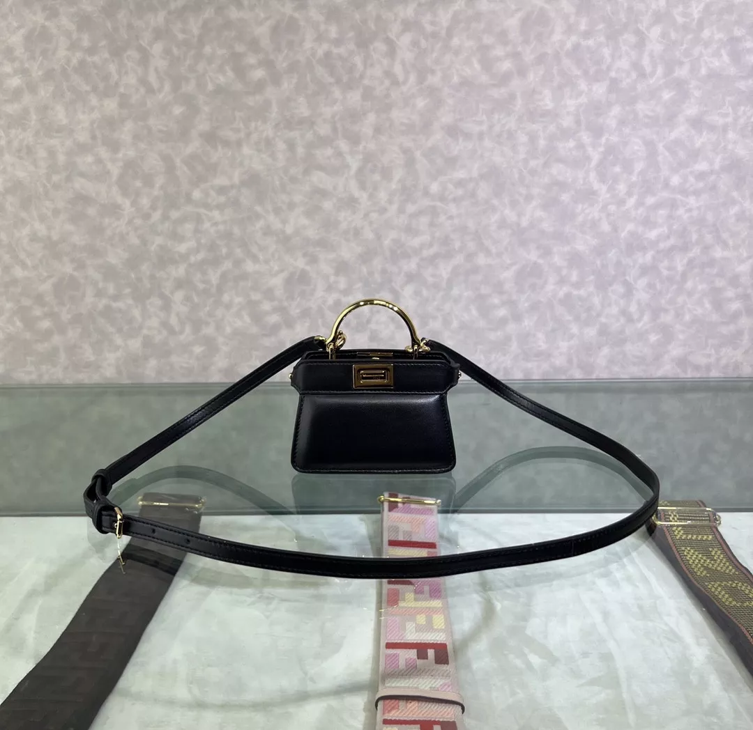 Affordable FENDI Nano Peekaboo Maxi Handle 0119