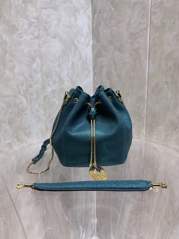 Affordable BVLGARI SERPENTI FOREVER BUCKET BAG 0204