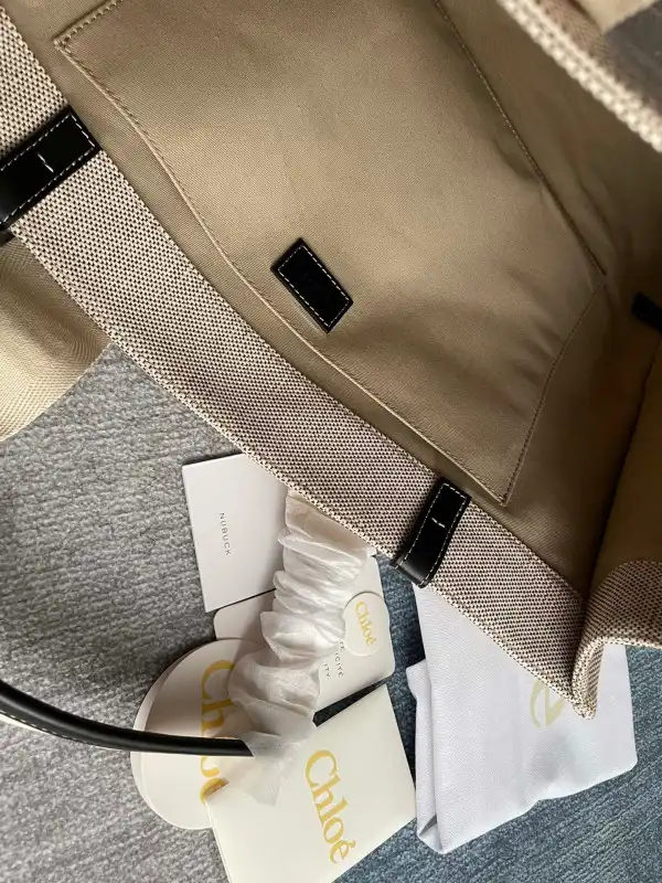 Cheap CHLOÉ LARGE WOODY TOTE BAG 0201