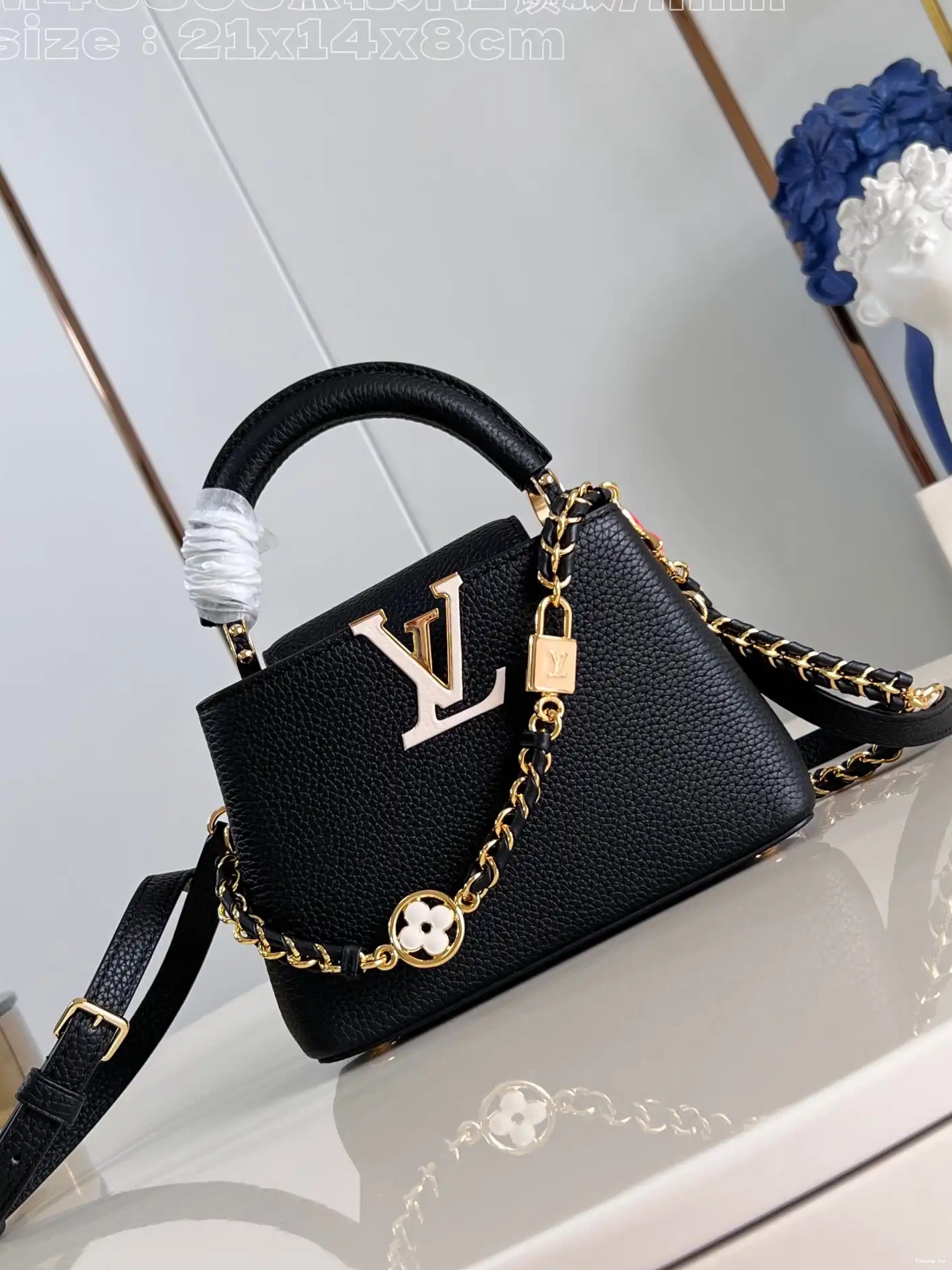 Affordable CAPUCINES MINI-21*14*8CM LOUIS VUITTON 0222