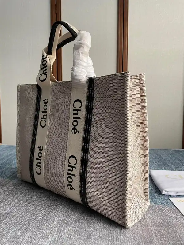 Cheap CHLOÉ LARGE WOODY TOTE BAG 0201