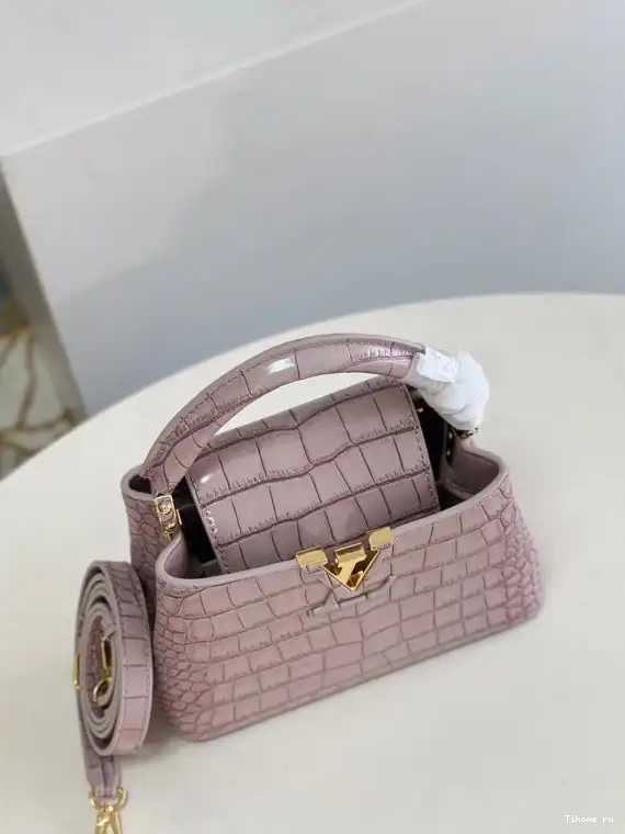 Affordable VUITTON CAPUCINES MINI LOUIS 0211