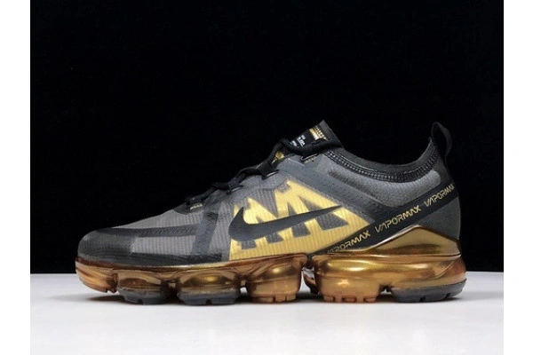 AIR VAPORMAX 2019 BLACK METALLIC GOLD AR6631-002 AR6631-002